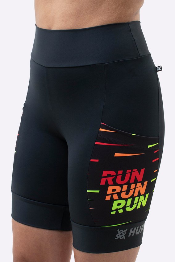 Bermuda Compressão Feminina HUPI Longa Run Run Run