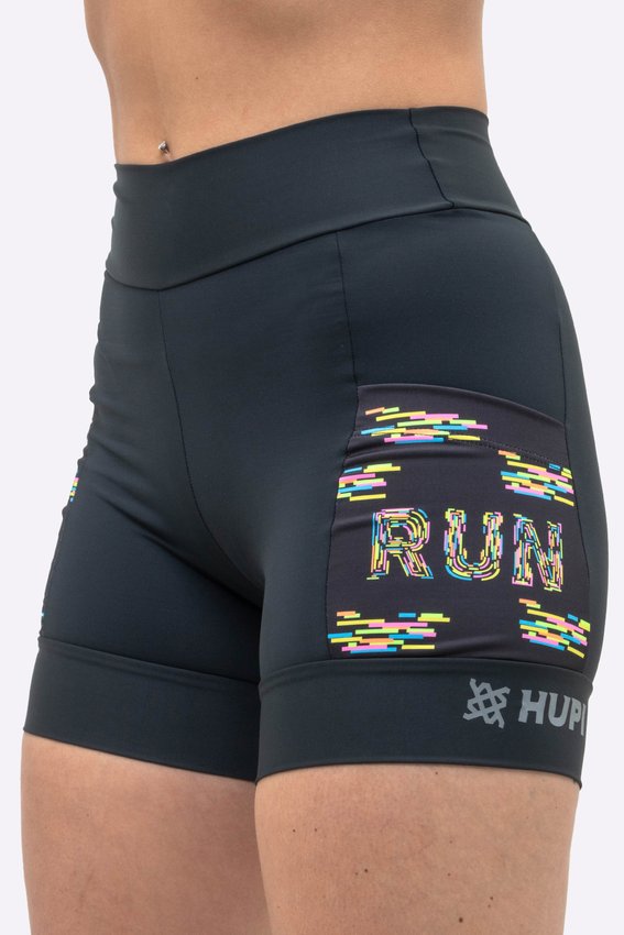 Bermuda Compressão Feminina HUPI Run Curta Colors