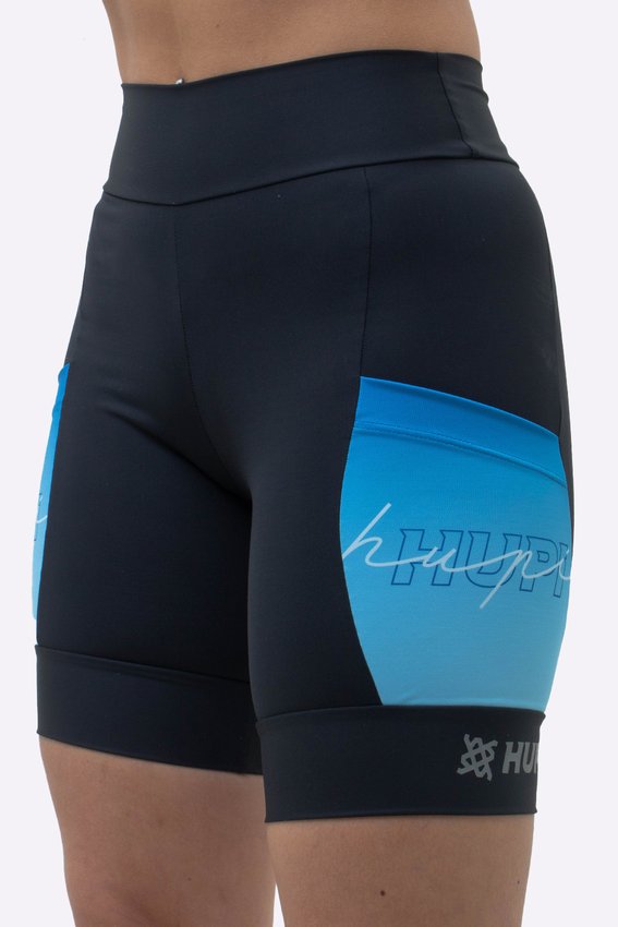 Bermuda Compressão Feminina HUPI Longa Colors Azul