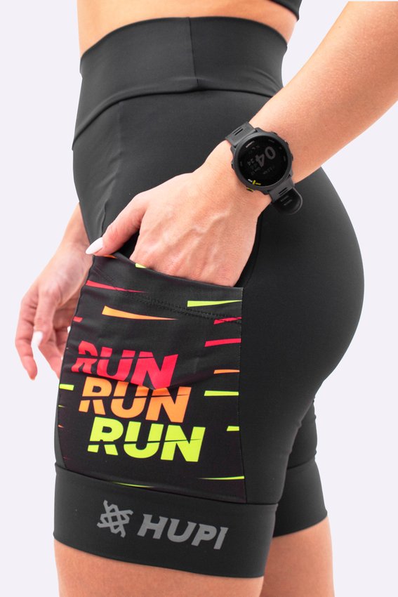 Bermuda Compressão Feminina HUPI Longa Run Run Run