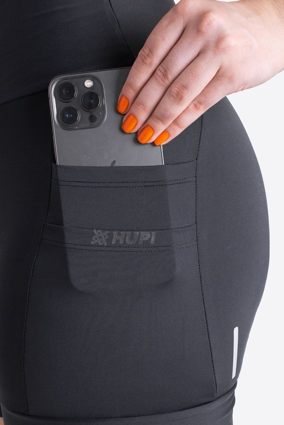 Bermuda Compressão Feminina HUPI Run Curta Canguru