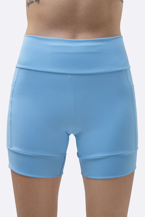 Bermuda de Compressão Feminina HUPI Curta Major Azul
