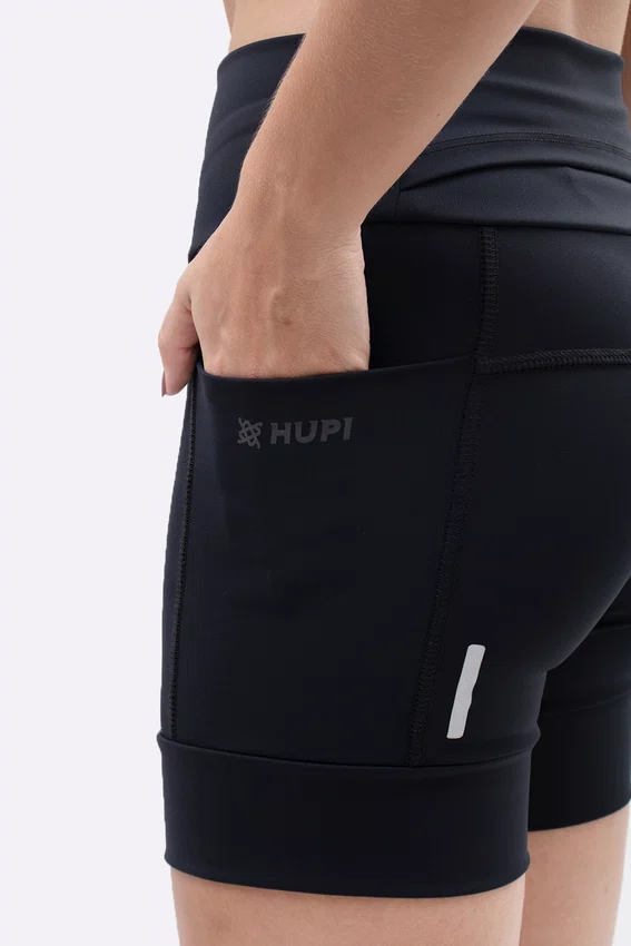 Bermuda de Compressão Feminina HUPI Curta Major Preta