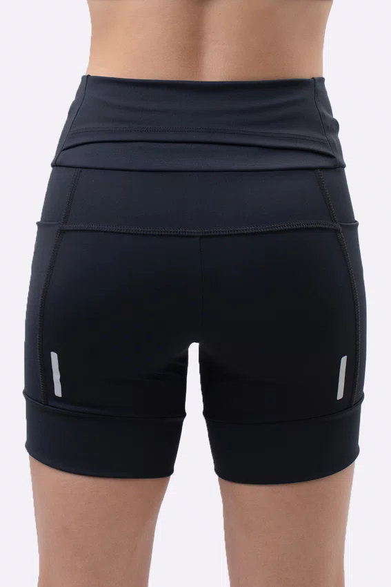 Bermuda de Compressão Feminina HUPI Curta Major Preta