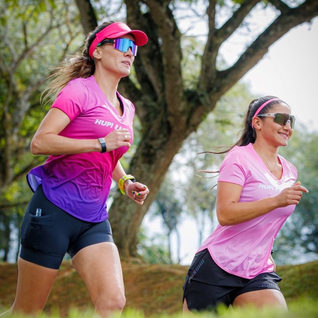 Bermuda de Compressao Feminina HUPI Run Curta