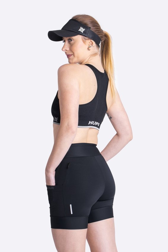 Bermuda de Compressao Feminina HUPI Run Curta