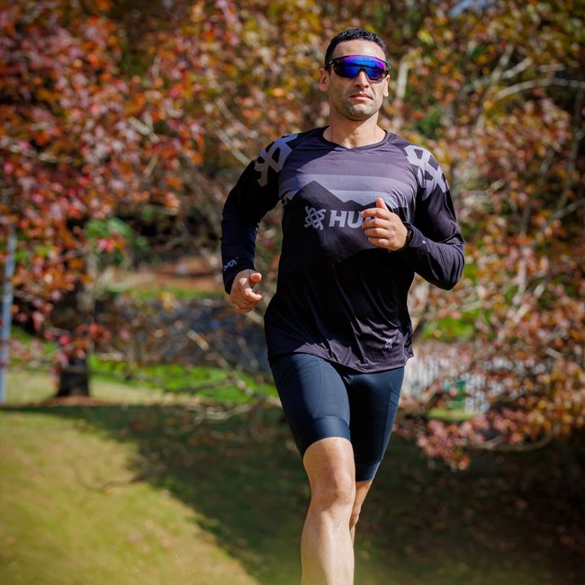 Bermuda de Compressão Longa Masculina HUPI para Corrida