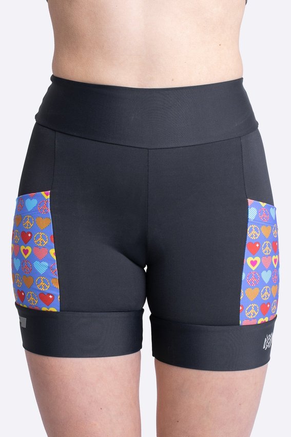 Bermuda de Compressão para Corrida HUPI Run Hippie Feminina Curta