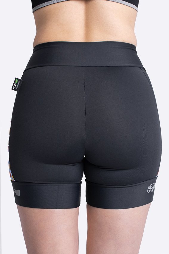 Bermuda de Compressão para Corrida HUPI Run Hippie Feminina Curta