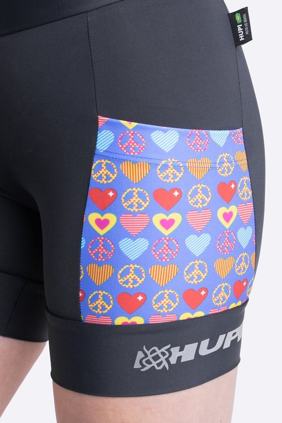 Bermuda de Compressão para Corrida HUPI Run Hippie Feminina Curta