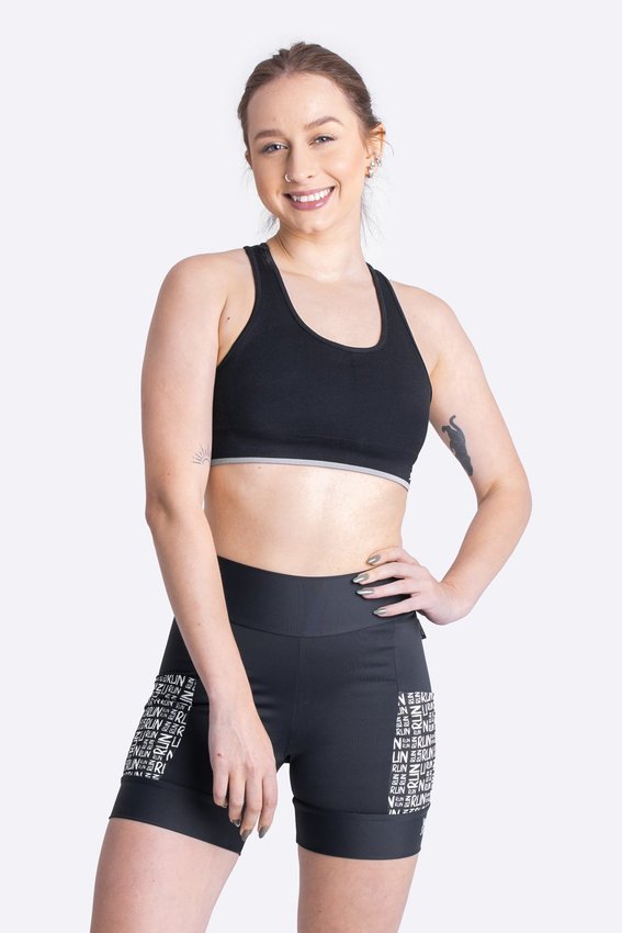 Bermuda de Compressão para Corrida HUPI Run Run Feminina Curta