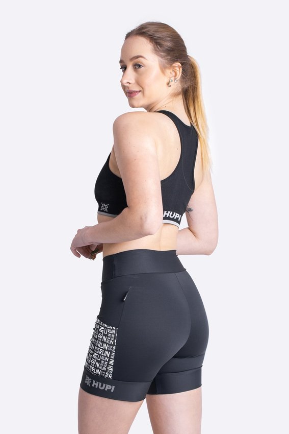 Bermuda de Compressão para Corrida HUPI Run Run Feminina Curta