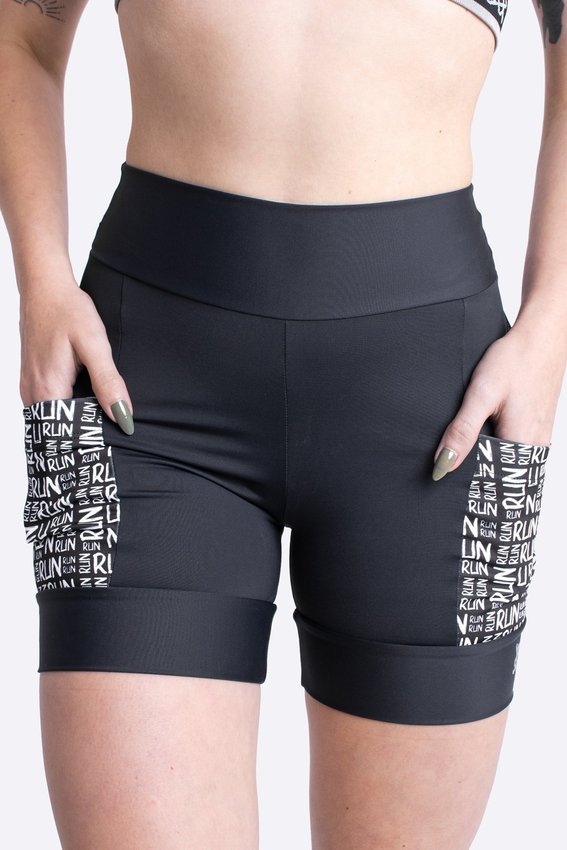 Bermuda de Compressão para Corrida HUPI Run Run Feminina Curta