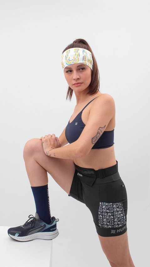 Bermuda de Compressão para Corrida HUPI Run Run Feminina Curta