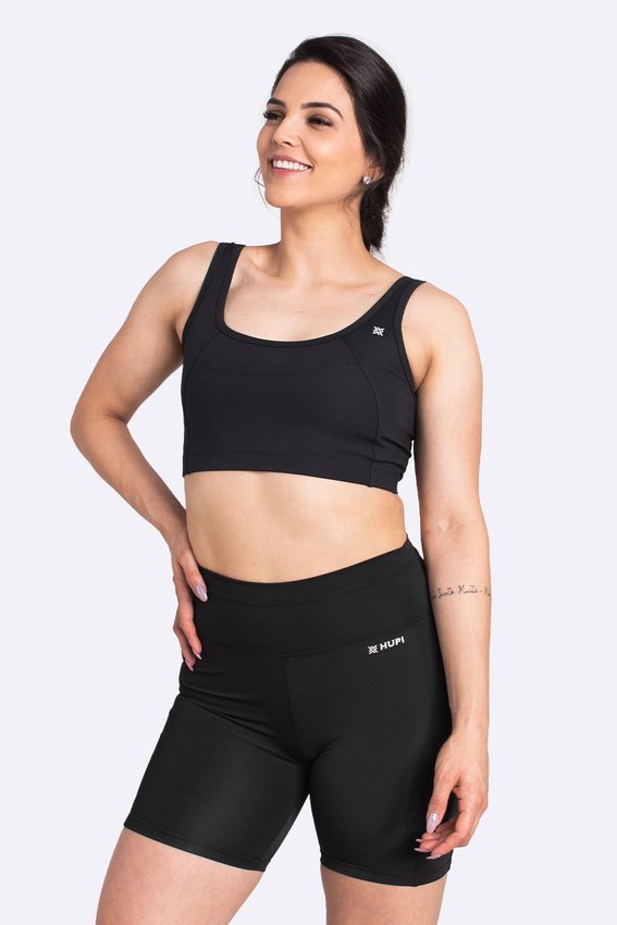 Bermuda Fitness Energi Feminina - Preto 