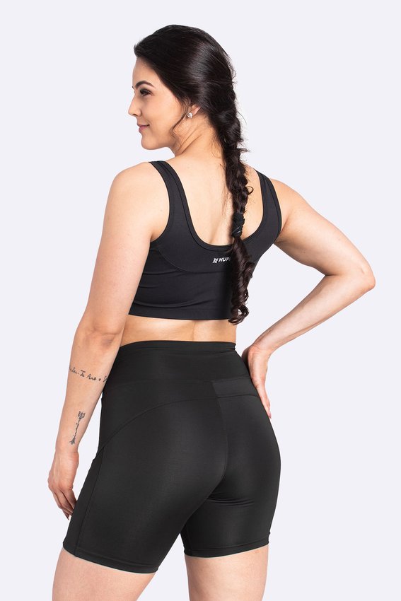 Bermuda Fitness Energi Feminina - Preto 
