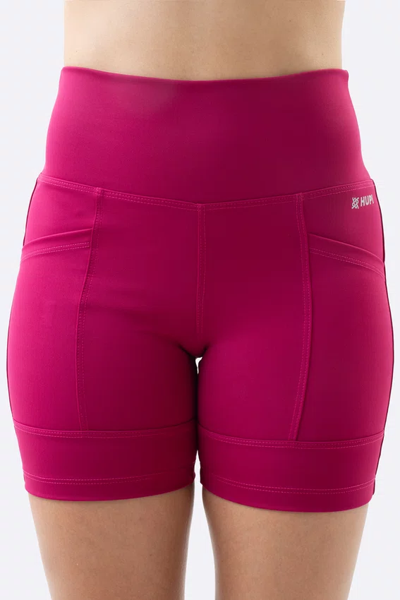 Bermuda Fitness Feminina HUPI Diversit Cereja