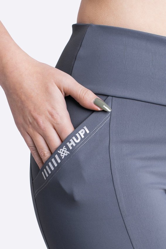 Bermuda HUPI Feminina Trainer Lift Cinza