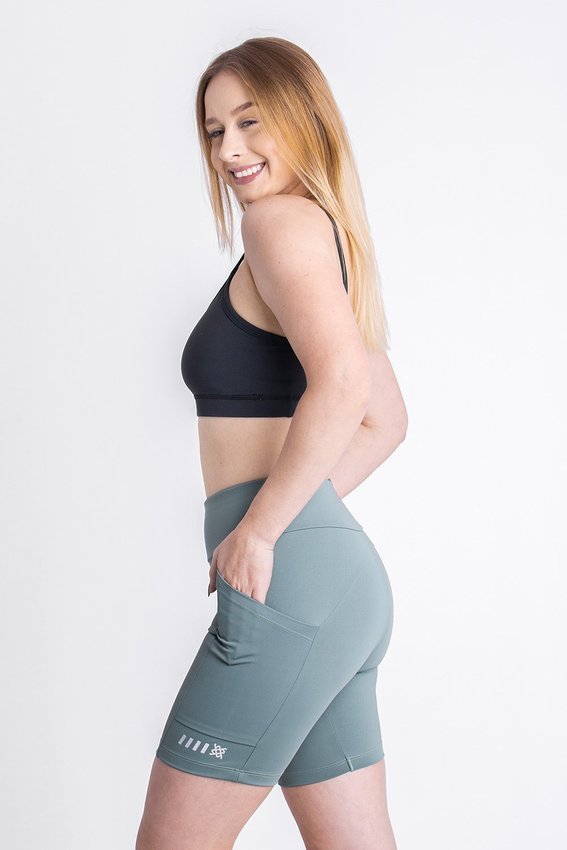 Bermuda HUPI Feminina Trainer Lift Verde