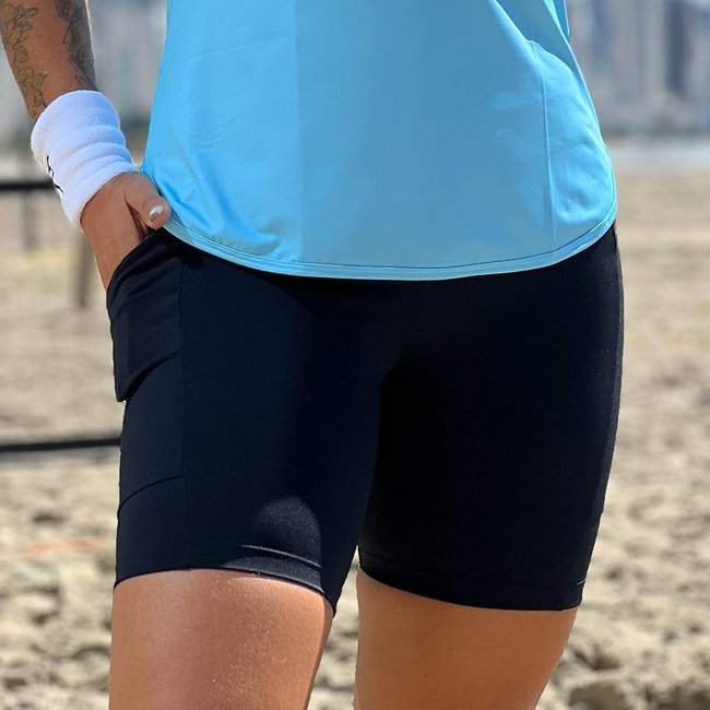 Bermuda HUPI Feminina Trainer Lift Preto