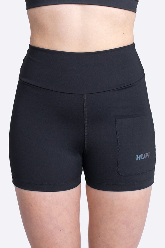 Bermuda HUPI Poliamida Curto Feminino Preto