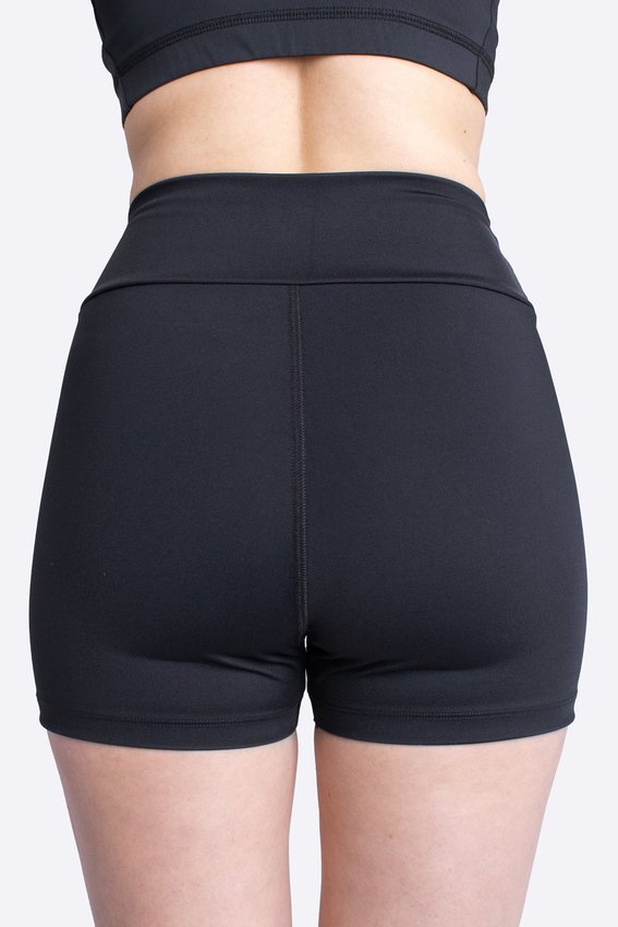 Bermuda HUPI Poliamida Curto Feminino Preto