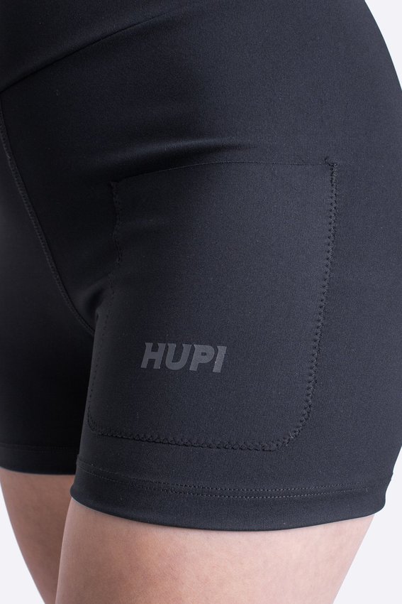 Bermuda HUPI Poliamida Curto Feminino Preto