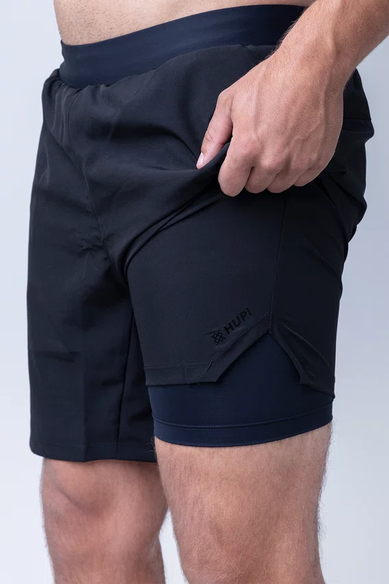 Bermuda HUPI Run Masculina 2 em 1