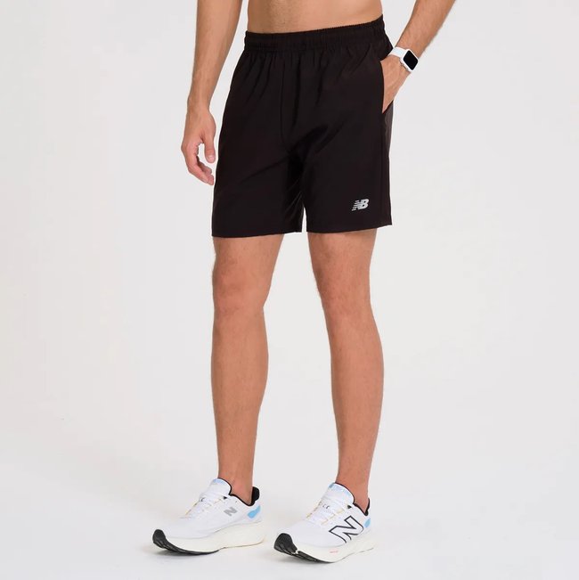 Bermuda New Balance Sport Essentials 7" Masculina Preta
