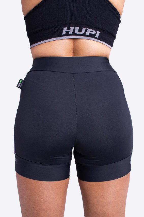 Bermuda para Corrida de Compressao Feminina HUPI Run Curta Pena