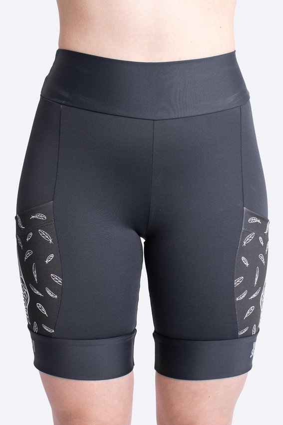 Bermuda para Corrida de Compressão HUPI Run Asas Feminina Longa