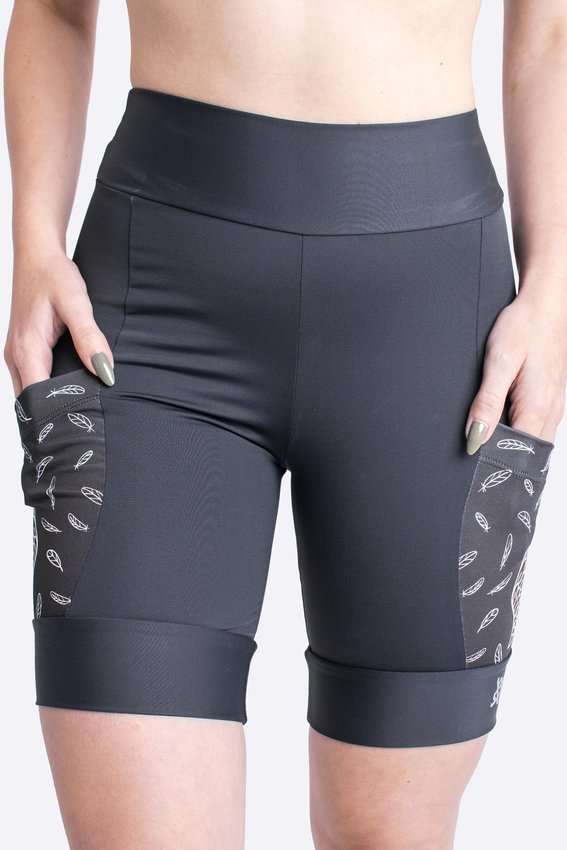 Bermuda para Corrida de Compressão HUPI Run Asas Feminina Longa
