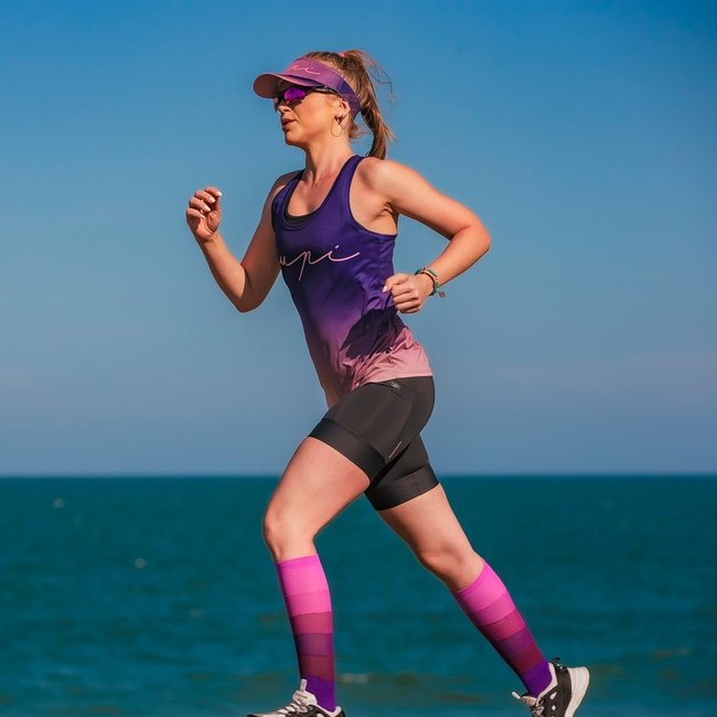Bermuda para Corrida de Compressão - HUPI Run Feminina Longa