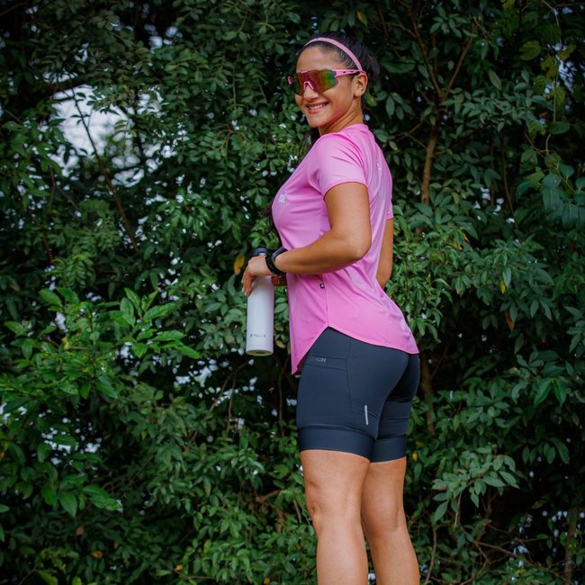 Bermuda para Corrida de Compressão - HUPI Run Feminina Longa