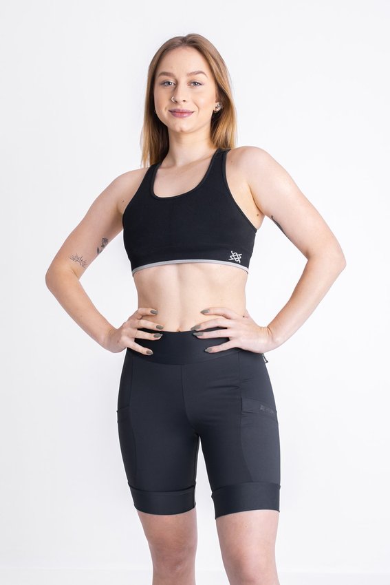 Bermuda para Corrida de Compressão - HUPI Run Feminina Longa