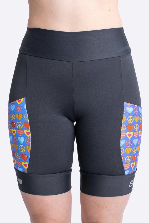 Bermuda para Corrida de Compressão HUPI Run Hippie Feminina Longa
