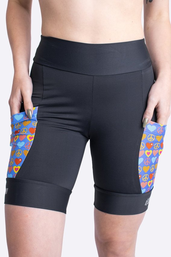 Bermuda para Corrida de Compressão HUPI Run Hippie Feminina Longa