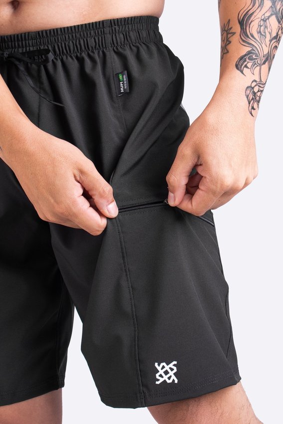 Shorts Trail Flow HUPI Preto