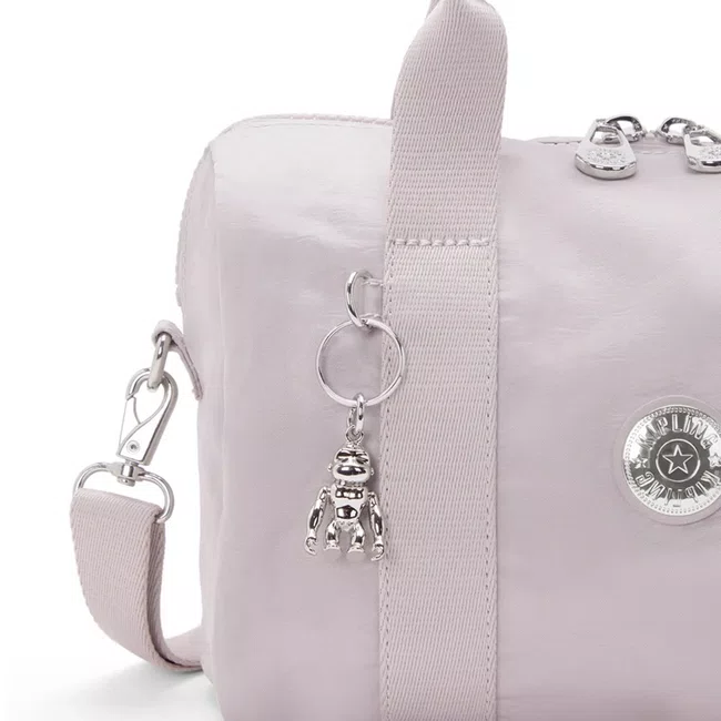 Bolsa Kipling Bina M Cinza