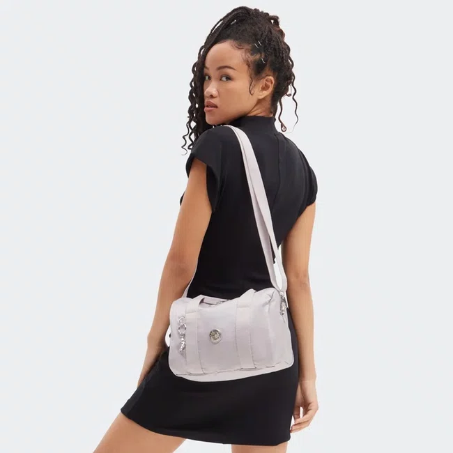 Bolsa Kipling Bina M Cinza