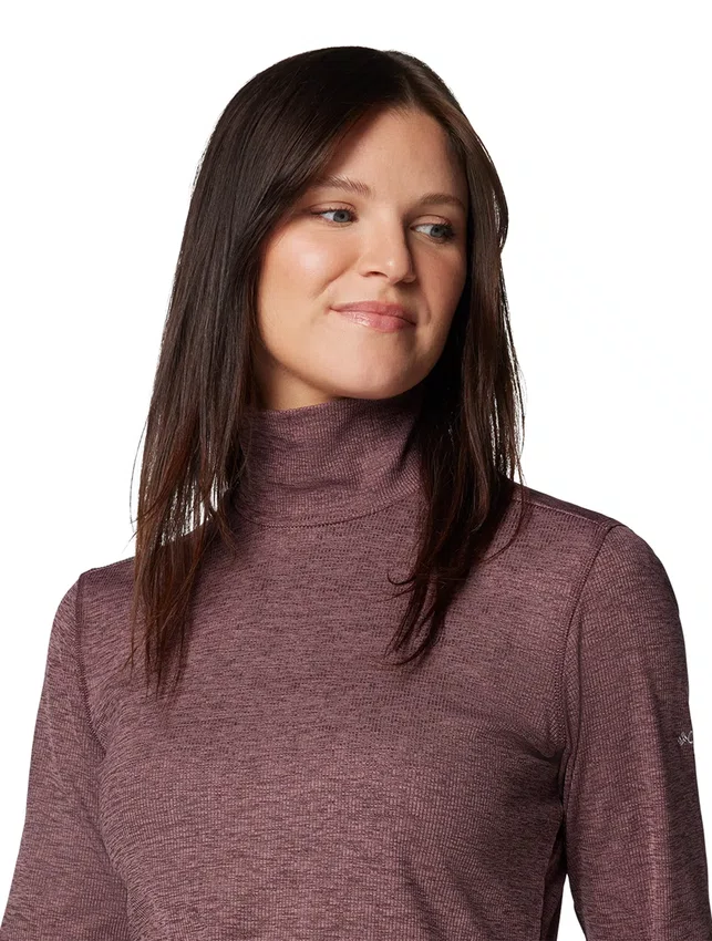 Blusa Columbia Feminina Boundless Days Knit Turtleneck Violeta