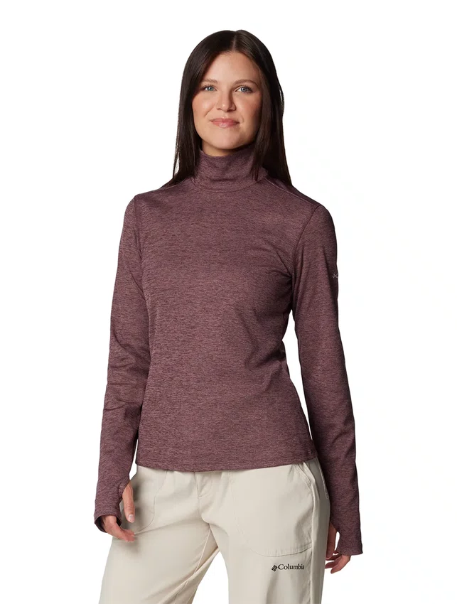 Blusa Columbia Feminina Boundless Days Knit Turtleneck Violeta