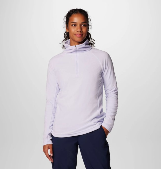 Blusa Columbia Fleece Glacial IV 1/2 Zip Feminino Snowdrift