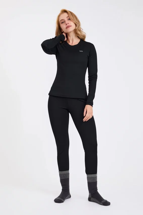 Blusa Segunda Pele Solo X-Thermo DS Feminina Preto