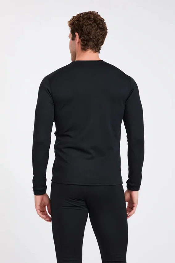 Blusa Segunda Pele Solo X-Thermo DS Crew Masculina Preta
