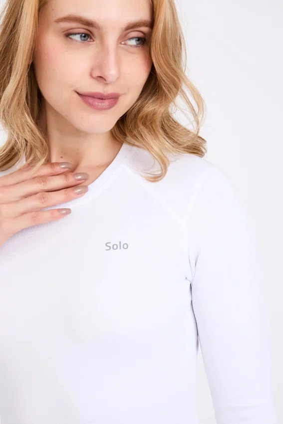 Blusa Solo Segunda Pele X-Thermo DS Feminina Branca
