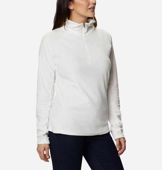 Blusa Columbia Fleece Glacial IV 1/2 Zip Feminino Creme