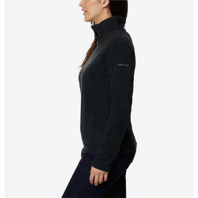 Blusa Columbia Fleece Glacial IV 1/2 Zip Feminina Preto