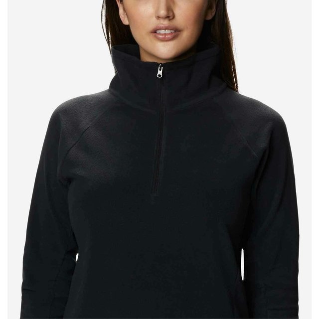 Blusa Columbia Fleece Glacial IV 1/2 Zip Feminina Preto