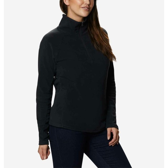 Blusa Columbia Fleece Glacial IV 1/2 Zip Feminina Preto